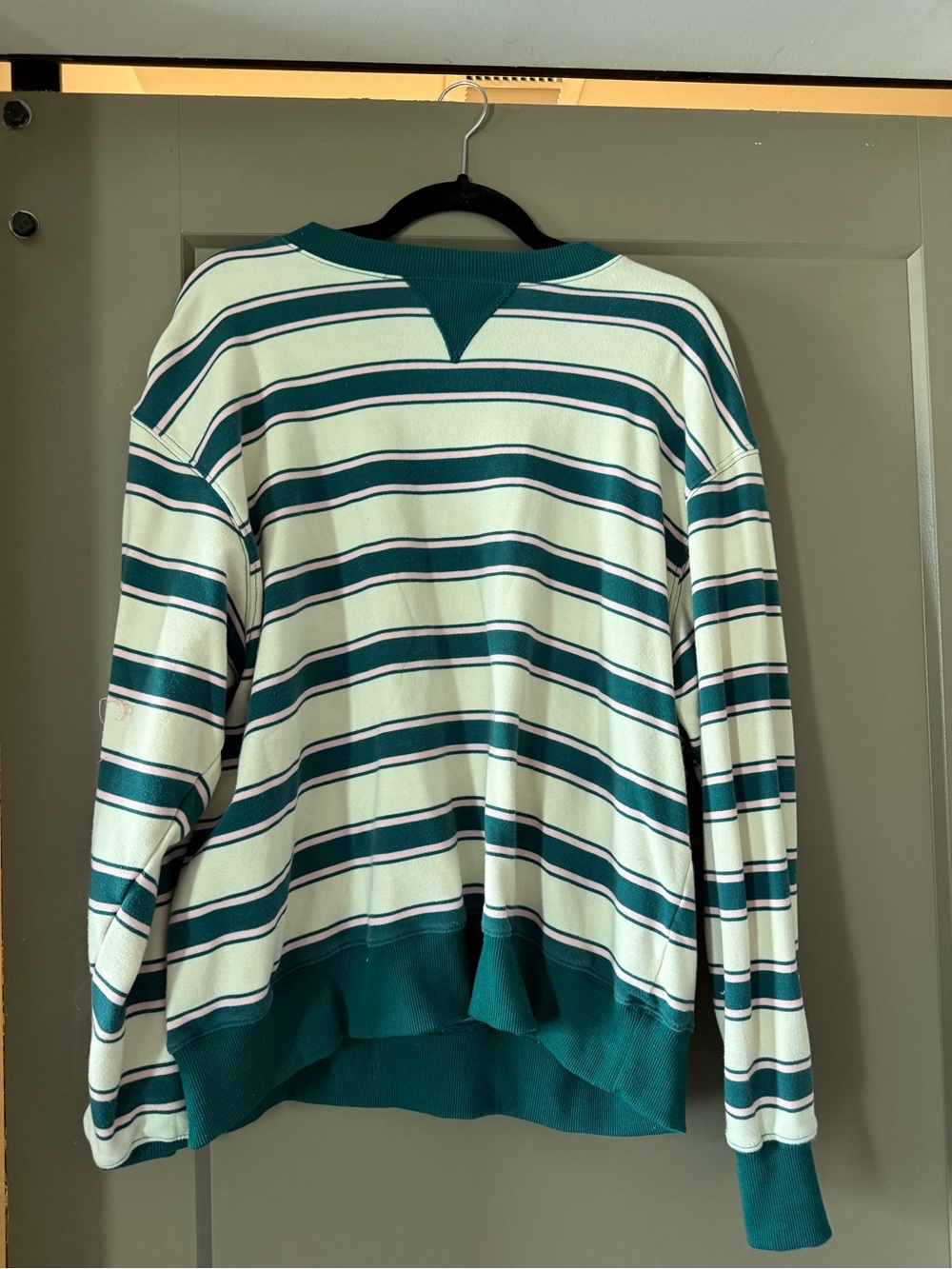 Striped Long Sleeve Grey Bandit Crewneck
